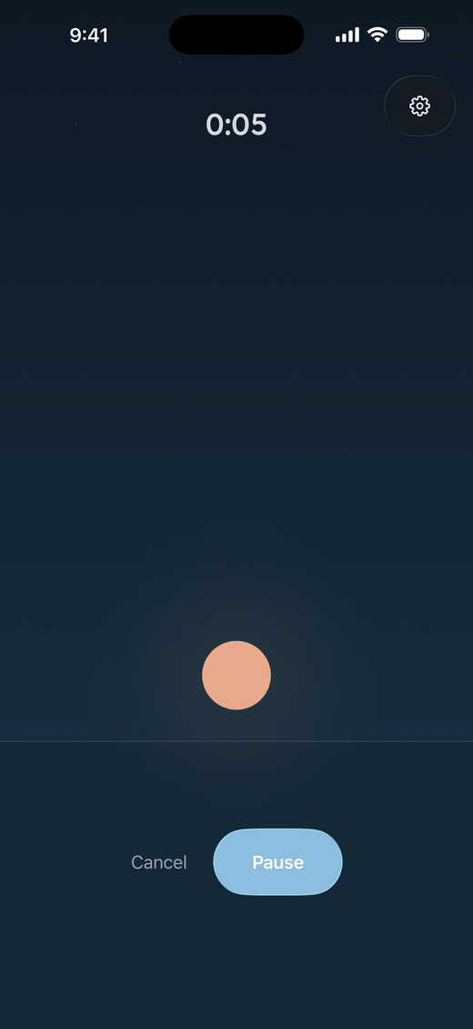 Blue Hour near completion: deep navy sky, the sun almost touching the horizon